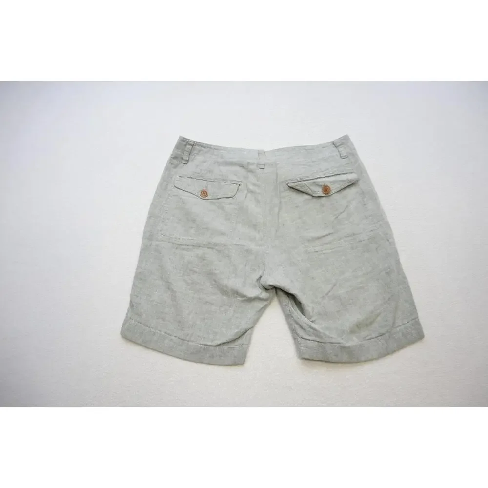 J Crew Khaki Chino Shorts Beige‎ Flat Athletic Mens Size 32